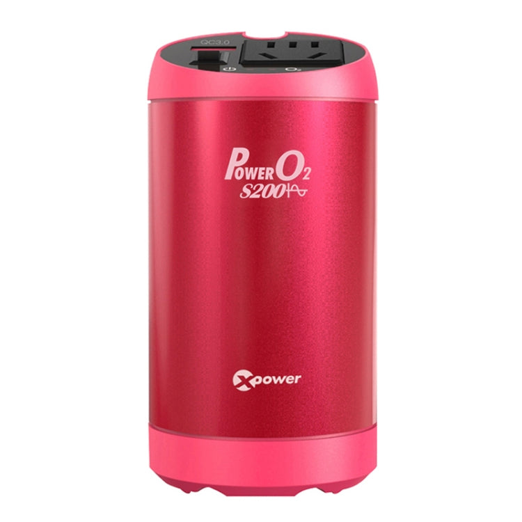 XPower S200 Plus Car Multi-functional  Power Inverter USB 3.0 Quick Charger Adapter + Negative Ions Air Cleaner