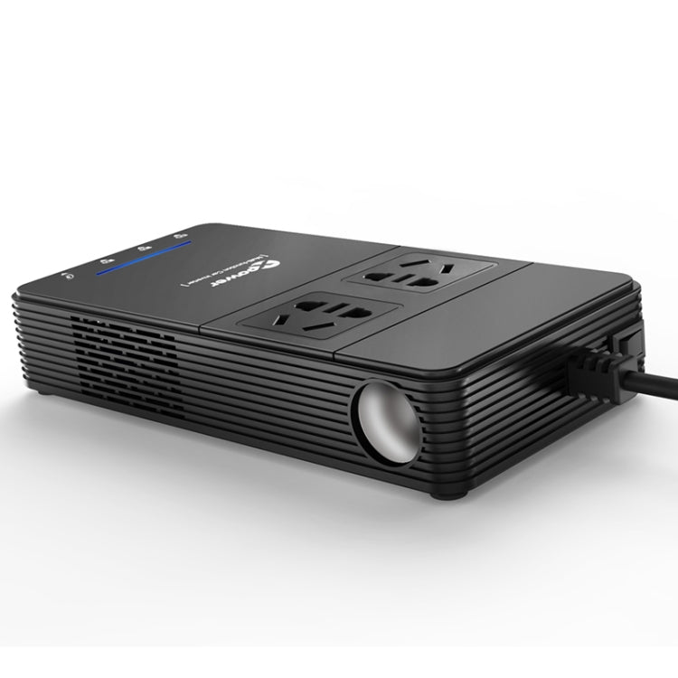 XPower T1 250W DC 12V to AC 220V Car Multi-functional Power Inverter 4 USB Ports 8.0A Charger Adapter + Negative Ions Air Cleaner