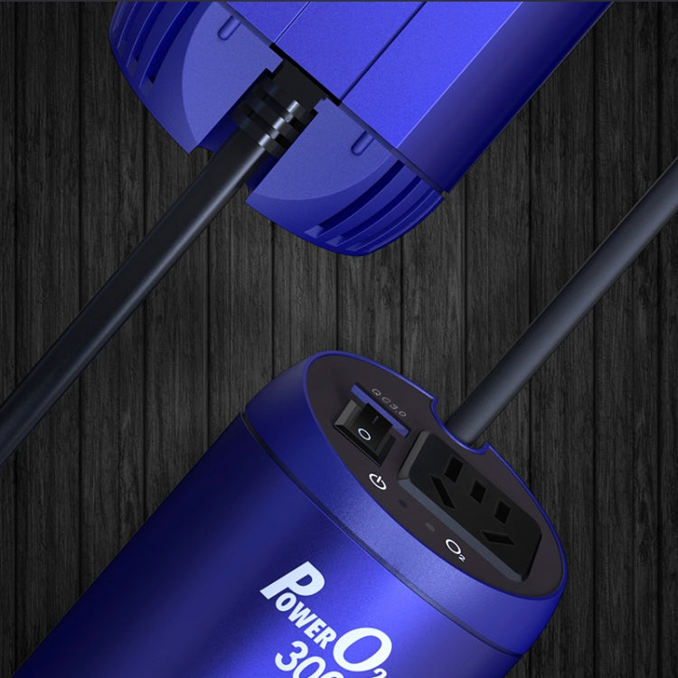 XPower T300 DC 12V to AC 220V Car Multi-functional Power Inverter 2.4A USB Charger Adapter + Negative Ions Air Cleaner