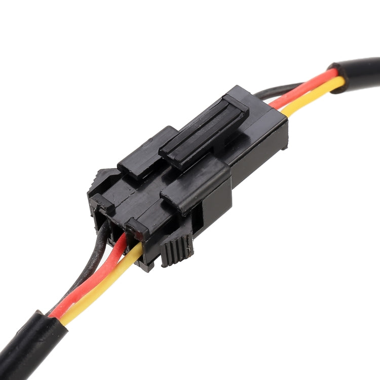 2 PCS 12V Car Daytime Running Lights Soft Article Lamp, Red+ Yellow Light, Length: 45cm