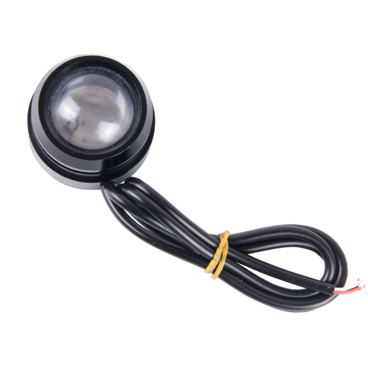 2 PCS 12V 5W 400LM Blue Light Eagle Eyes LED Light For Car ,Wire Length: 60cm(Black)