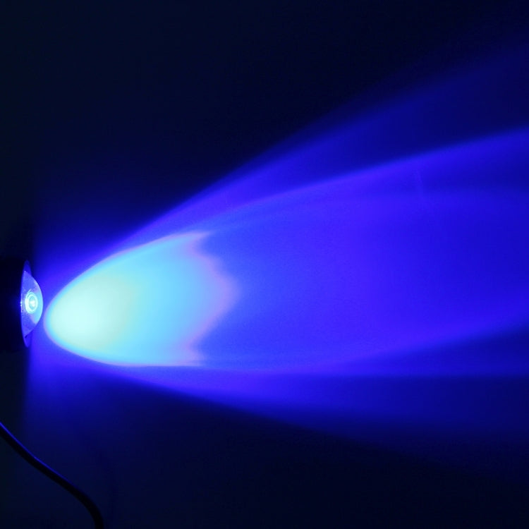 2 PCS 12V 5W 400LM Blue Light Eagle Eyes LED Light For Car ,Wire Length: 60cm(Black)