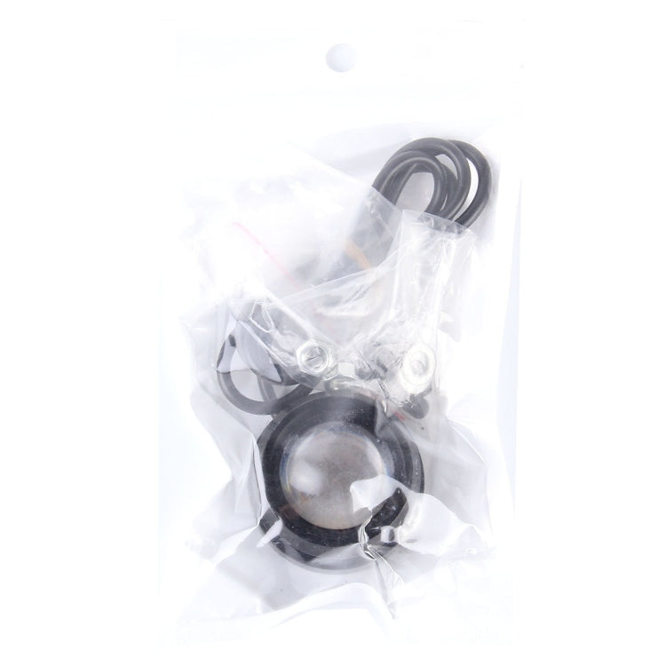 2 PCS 12V 5W 350LM Red Light Eagle Eyes LED Light For Car ,Wire Length: 60cm(Black)