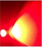 2 PCS 12V 5W 350LM Red Light Eagle Eyes LED Light For Car ,Wire Length: 60cm(Black)