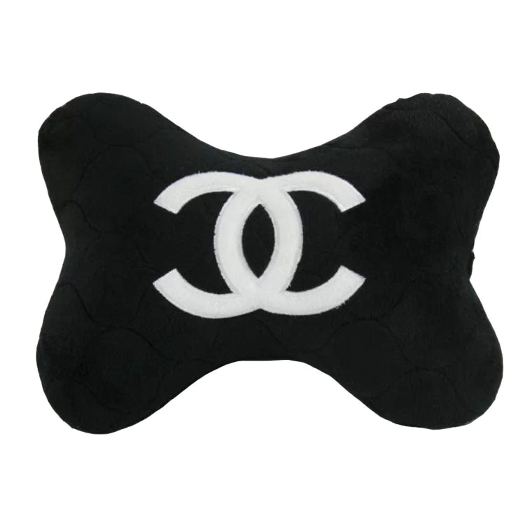 2PCS Car Headrest Cartoon Bone Pillow (Specification:Chanel)