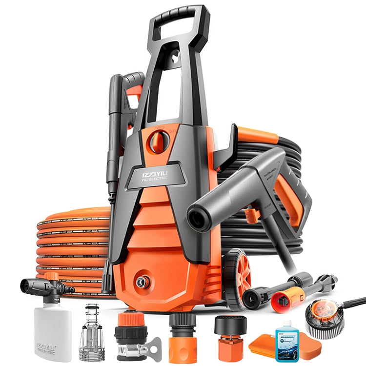 1600W High-power Household Washer Gun Cleaner Car Cleaning Pump Washing Machine Device with Rotary Brush, 220V