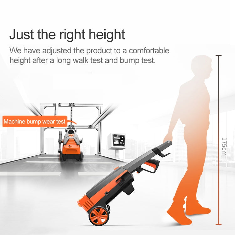 1600W High-power Household Washer Gun Cleaner Car Cleaning Pump Washing Machine Device with Universal Spray Gun, 220V