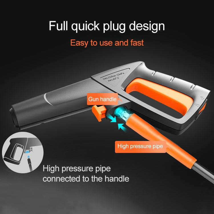 1600W High-power Household Washer Gun Cleaner Car Cleaning Pump Washing Machine Device with Universal Spray Gun, 220V