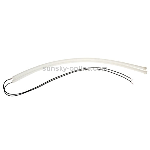 2 PCS 12V Car Daytime Running Lights Soft Article Lamp,  Yellow Light, Length: 85cm