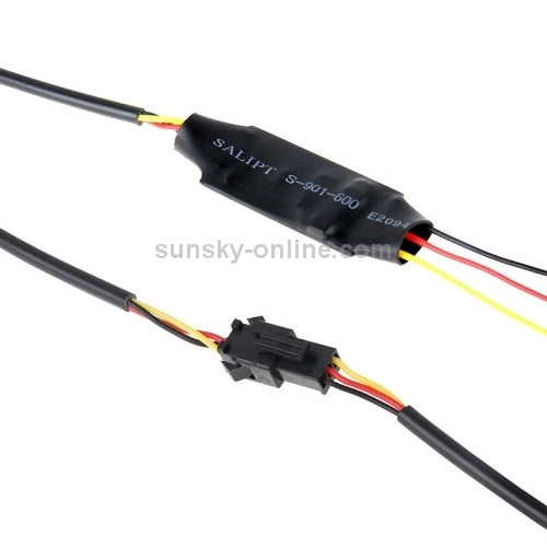 2 PCS 12V Car Daytime Running Lights Soft Article Lamp, White + Yellow Light, Length: 45cm