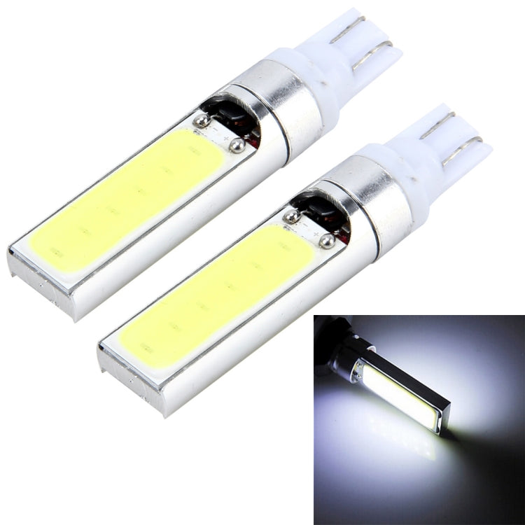 2PCS T10 10W 700 LM 6500K White Light Car Fog Light, DC 12V