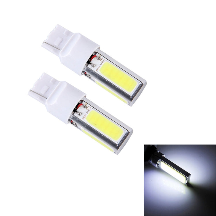 2PCS T20/7440 10W 700 LM 6500K White Light Car Fog Light, DC 12V