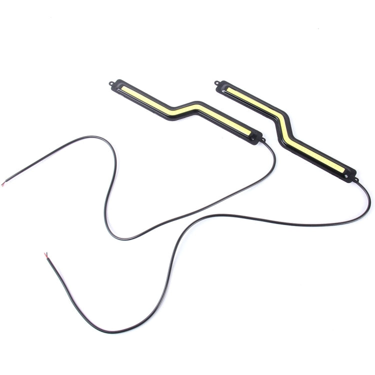 2 PCS 6W 400 LM 6000K White Light COB LED Daytime Running Light,DC 12V