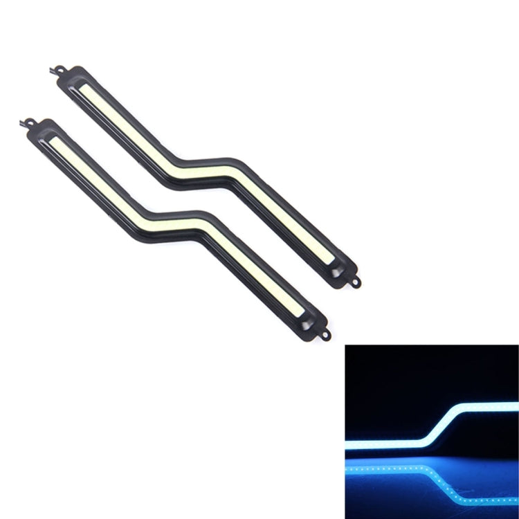 2 PCS 6W  Ice Blue Light COB LED Daytime Running Light,DC 12V