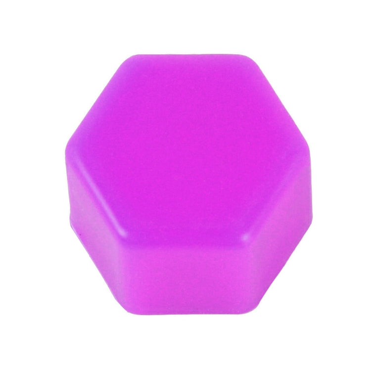 20 PCS Silicone Luminous Car Hubcap(Purple)