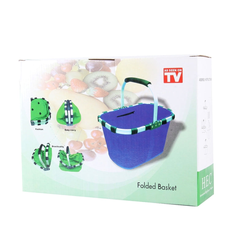 Folded Shopping Basket