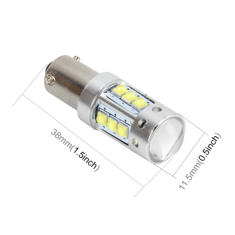 BA9S 50W 500LM 6000K Car Clearance Light Car Marker Light with 16 CREE Lamps, DC 12V-24V(White Light)