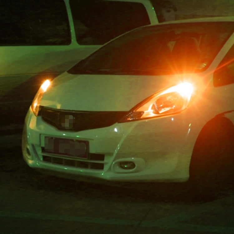 BA9S 50W 500LM Car Clearance Light Car Marker Light with 16 CREE Lamps, DC 12V-24V(Yellow Light)