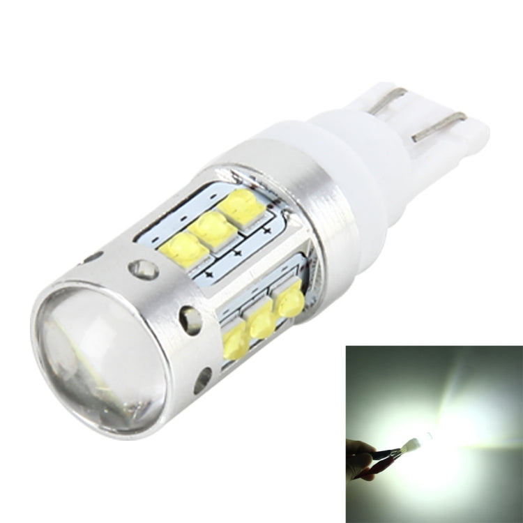 T10 50W 500 LM 6000K Car Clearance Light Car Marker Light with 16 CREE Lamps, DC 12V-24V(White Light)