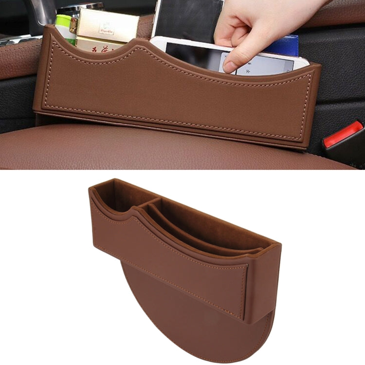 Car Seat Crevice Storage Box with Interval Auto Gap Pocket Stowing Tidying for Phone Pad Card Coin Case Accessories