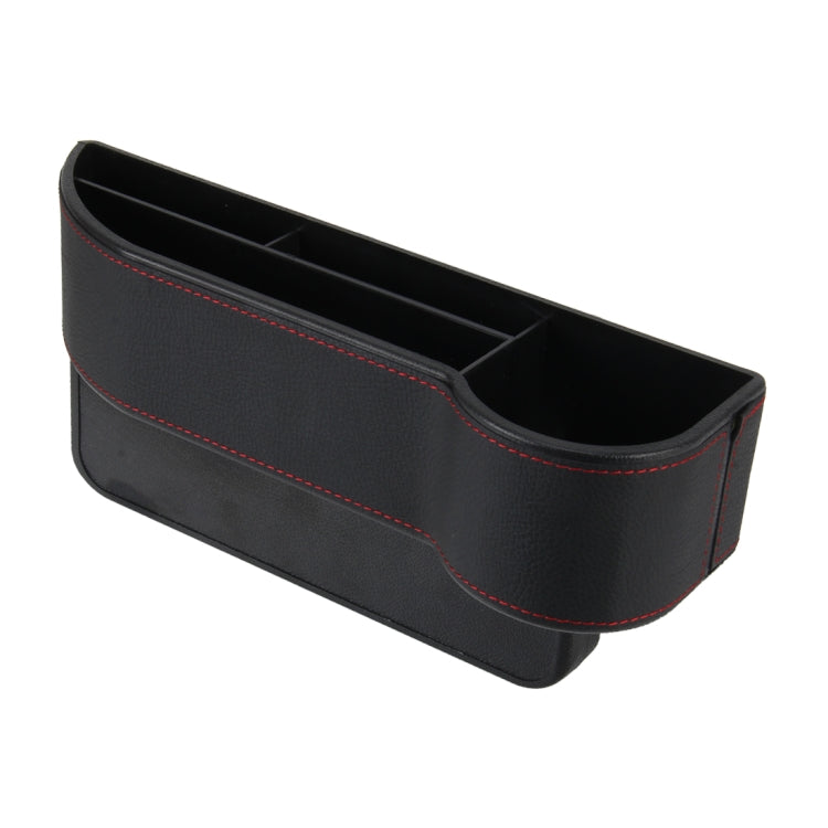 Car Seat Crevice Storage Box with Interval Cup Drink Holder Auto Gap Pocket Stowing Tidying for Phone Pad Card Coin Case Accessories