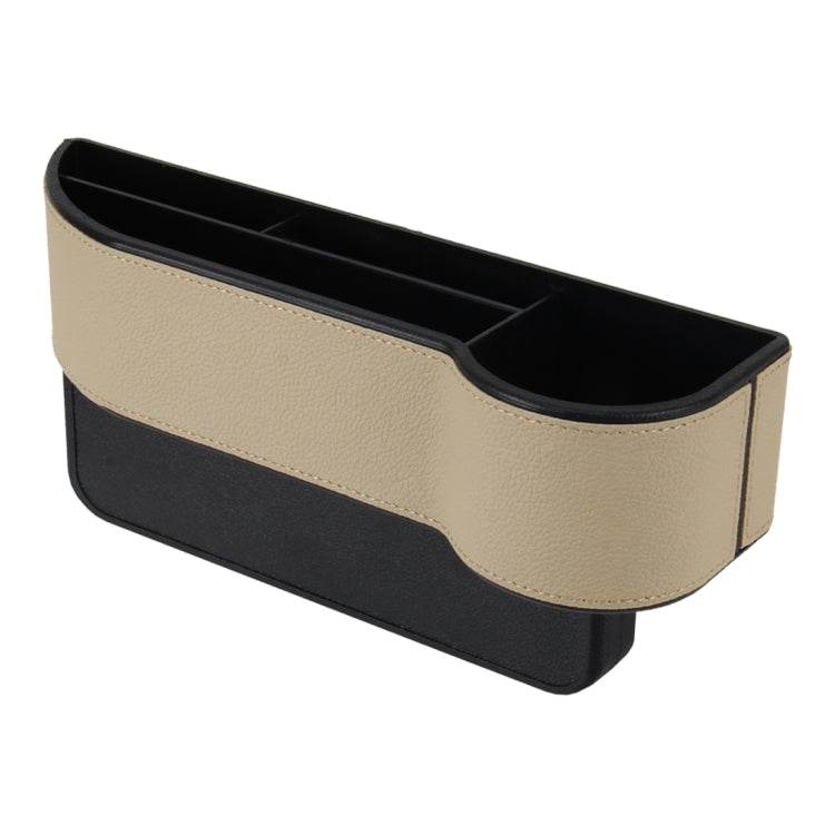 Car Seat Crevice Storage Box with Interval Cup Drink Holder Auto Gap Pocket Stowing Tidying for Phone Pad Card Coin Case Accessories