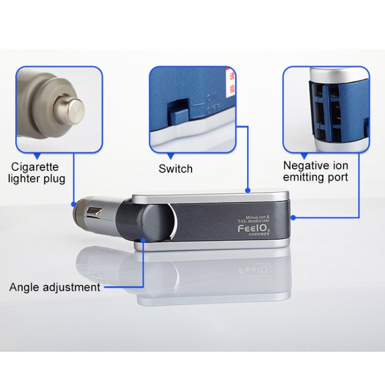 XPower TO-868 Car Air Purifier Negative Ions Air Cleaner