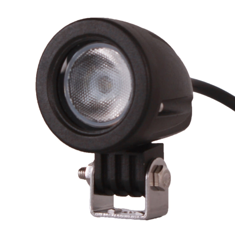 DC 9-32V 10W 1000LM 6500K IP68 Waterproof Vehicle Car Boat Marine External Work Lights Emergency Lights 45 Degrees Adjustable Flood Light LED Car Bulbs with 1 Intense CREE LED Lights(White Light)