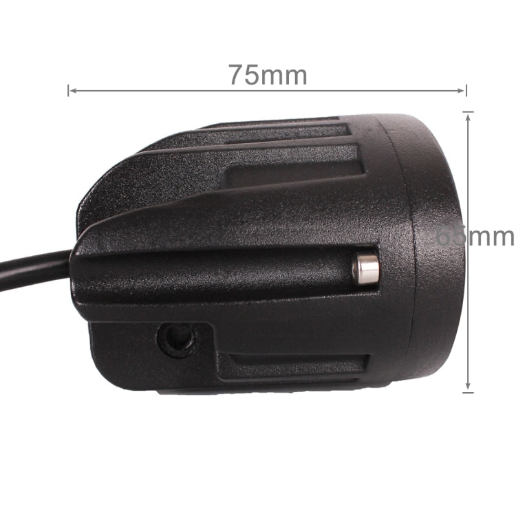 DC 9-32V 20W 2000LM 6500K IP68 Waterproof Vehicle Car Boat Marine External Work Lights Emergency Lights 45 Degrees Adjustable Flood Light LED Car Bulbs with 2 Intense CREE LED Lights(White Light)