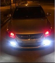 2 PCS T10-4014-24SMD 6W 540LM  Red Light Clearance Light.DC 12V.