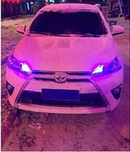 2 PCS T10-4014-24SMD 6W 540LM Pink Light Clearance Light.DC 12V.