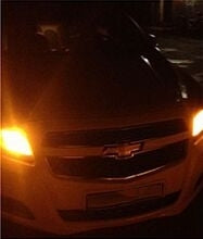 2 PCS T10-4014-24SMD 6W 540LM Yellow Light Clearance Light.DC 12V.