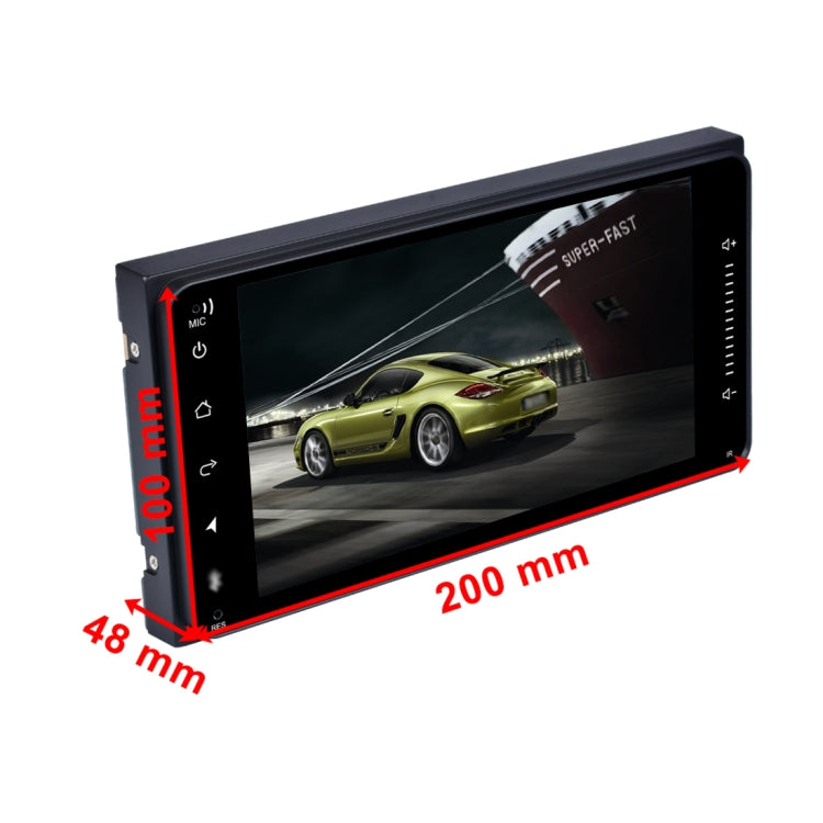 HD 7 inch Car Android 8.0 Radio Receiver MP5 Player for Toyota, Support FM & AM & Bluetooth &  Phone Link & GPS