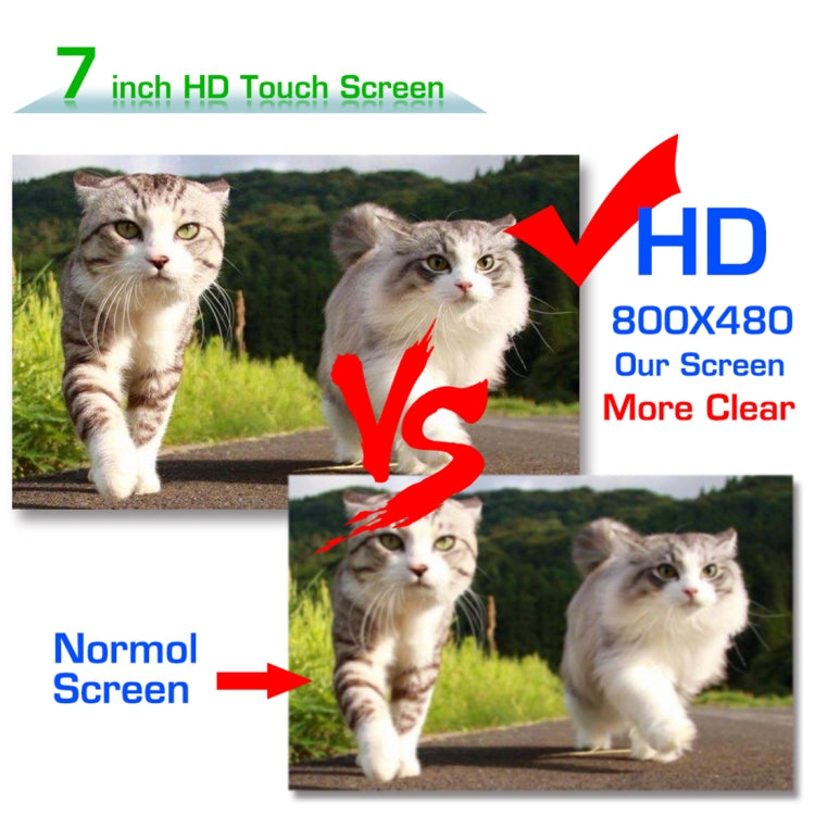 7046UM HD 7 inch Universal Car Radio Receiver MP5 Player, Support FM & AM & Bluetooth & TF Card & Hand-free Calling & Phone Link