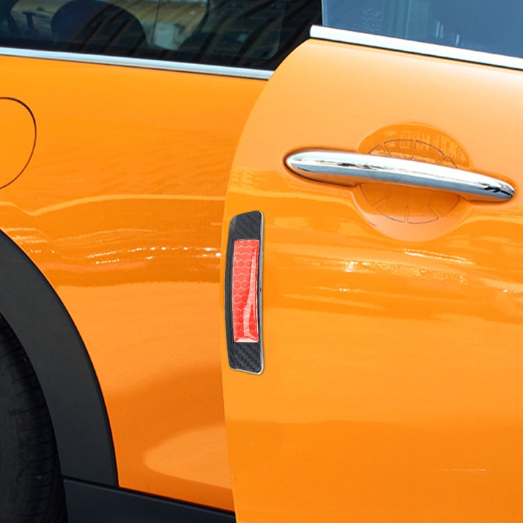 4 PCS Car Door Noctilucent Anti-collision Strip Protection Guards Trims Stickers