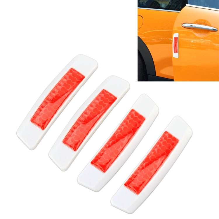 4 PCS Car Door Noctilucent Anti-collision Strip Protection Guards Trims Stickers