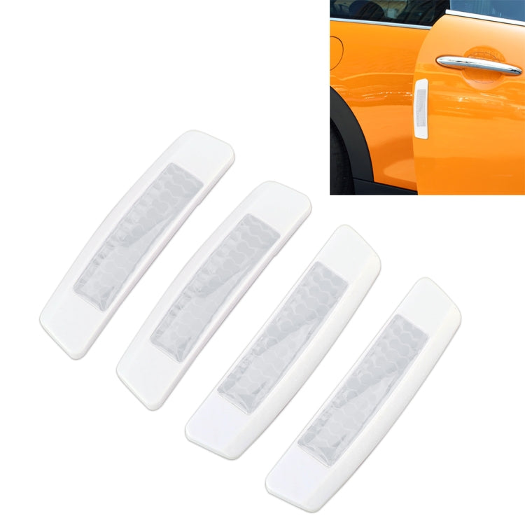 4 PCS Car Door Noctilucent Anti-collision Strip Protection Guards Trims Stickers