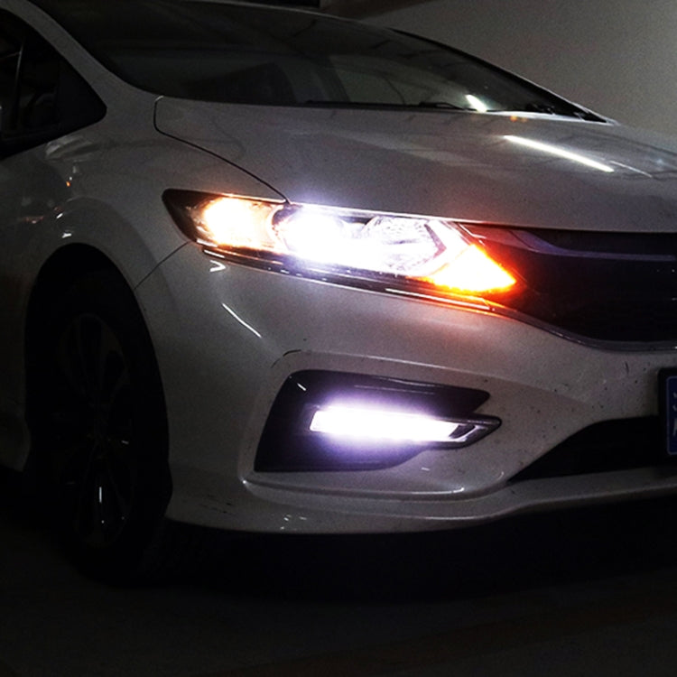 2 PCS T20 / 7440 DC 9-24V 4W Car Auto Triple Colors Turn Lights / Daytime Running Lights, with 30LEDs SMD-3030 Lamp Beads