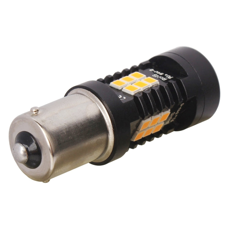 2 PCS 1156-2835 10.5W 21 LEDs Amber LED Car Turn Signals DC 12~24V