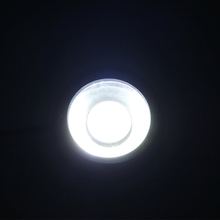 2 PCS DC 12V 5W 6000K Flashing + Continuous Eagle Eyes Light Strobe Light, Wire Length: 80cm(White Light)