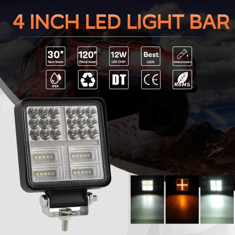 4 inch 19.6W DC 10-30V 1560LM IP67 Car Truck Off-road Vehicle LED Work Lights, with 54LEDs SMD-3030 Lamps