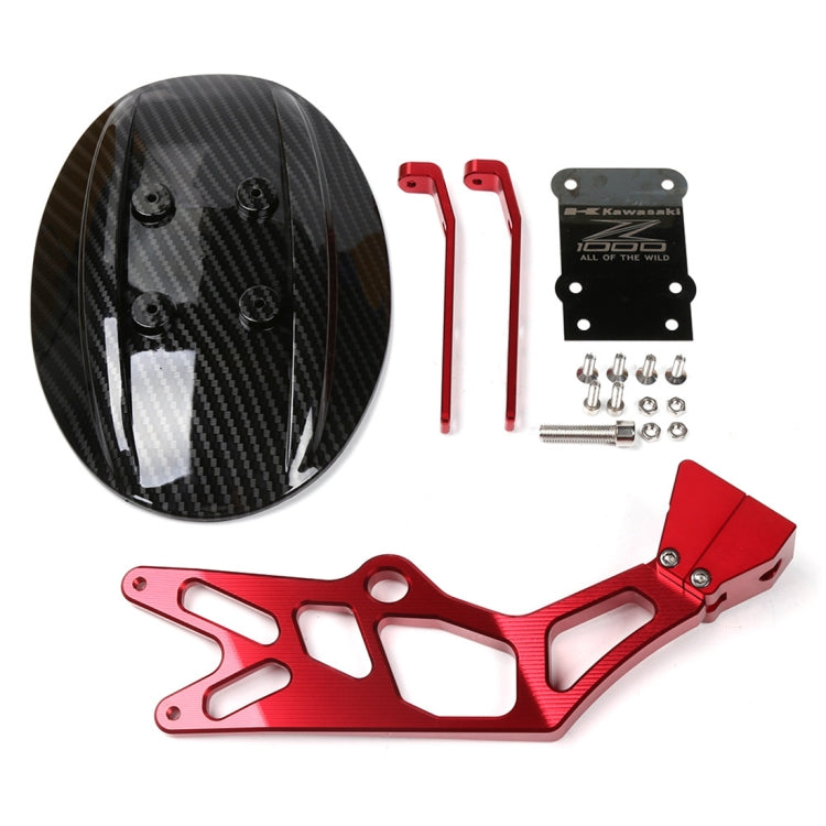 Motorcycle CNC Modified Fender Rear Wheel Fender Dustproof Splash Flaps Mudguards Fender Guard for Kawasaki Z1000 2010-2017