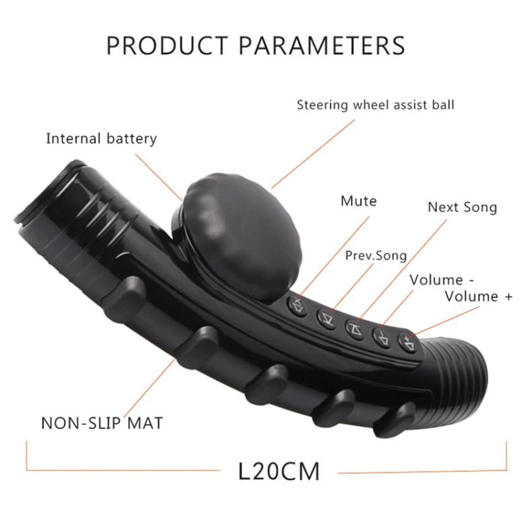 Car Universal Multi-function Modified Wireless Steering Wheel Control Buttons Steering Wheel Controller with Spinner Knob Power Handle Ball