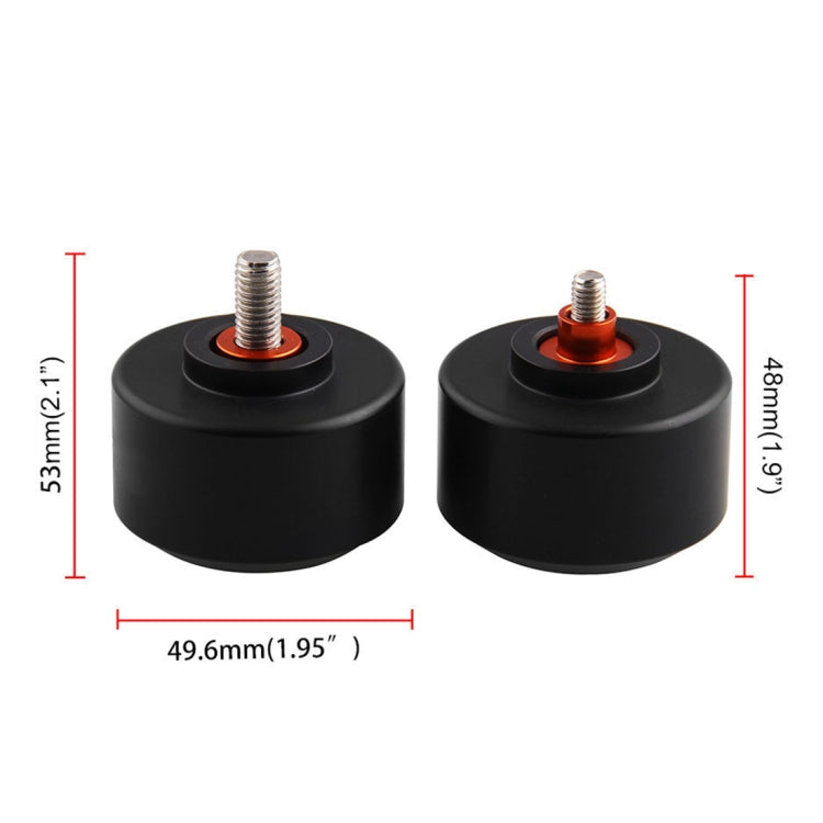 4 PCS Modified Front and Rear Wheels Drop Resistance Aluminum Alloy Ball Crash Protection Bars for KTM DUKE200 / 390