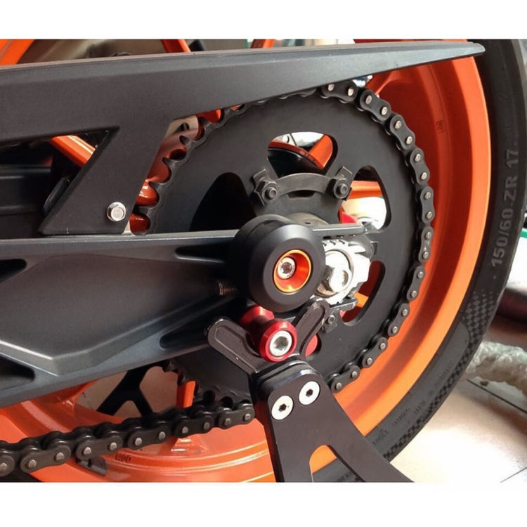 4 PCS Modified Front and Rear Wheels Drop Resistance Aluminum Alloy Ball Crash Protection Bars for KTM DUKE200 / 390