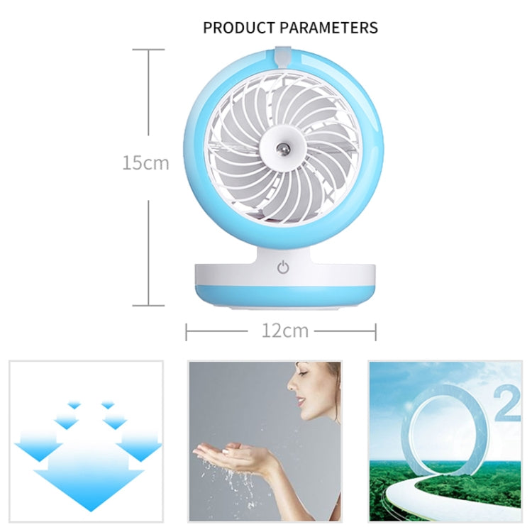 Car Multi-function Portable Electric Cooling Fan + Humidifier