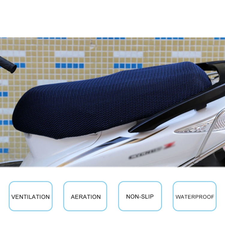 Waterproof Motorcycle Sun Protection Heat Insulation Seat Cover Prevent Bask In Seat Scooter Cushion Protect, Size: XXL, Length: 86- 92cm; Width: 40-56cm