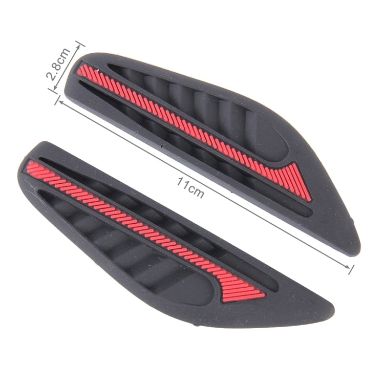 4 PCS Car Styling Anti-collision PUC Strips