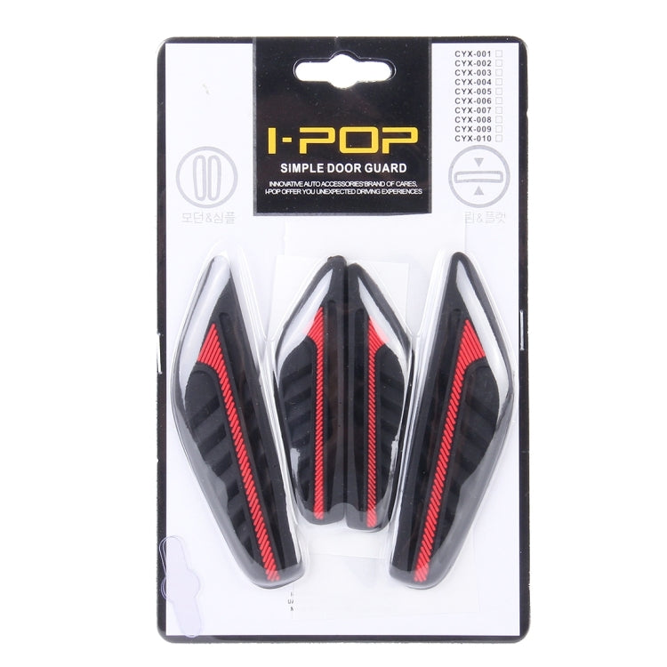4 PCS Car Styling Anti-collision PUC Strips