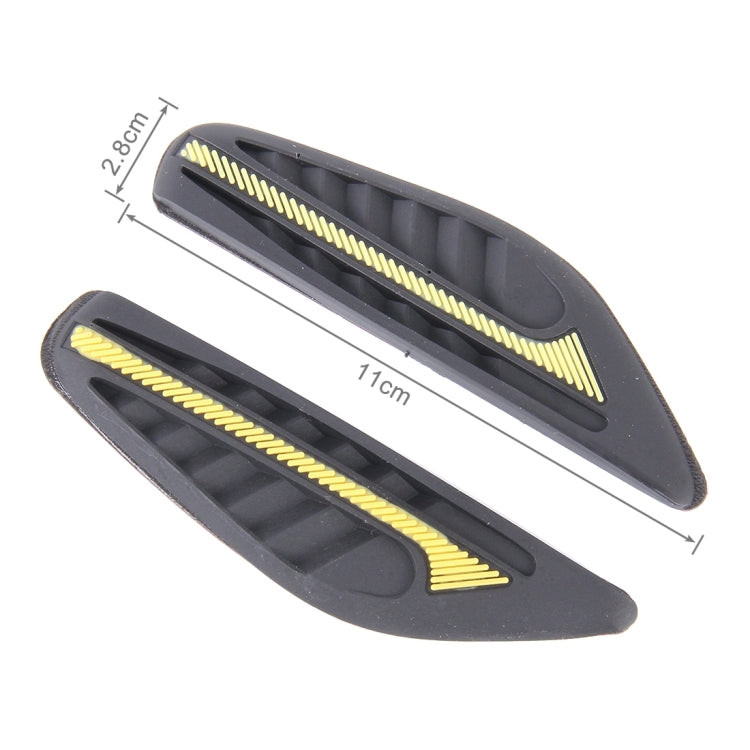 4 PCS Car Styling Anti-collision PUC Strips
